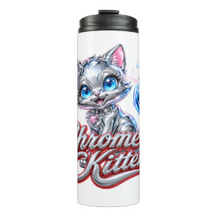 Garrafa Térmica Tumbler Térmico CHROME KITTEN