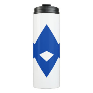 Garrafa Térmica Tumbler Térmico com a bandeira da cidade de Toyota