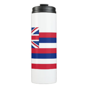 Garrafa Térmica Tumbler térmico com a bandeira de Havaí, EUA