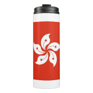 Garrafa Térmica Tumbler térmico com a bandeira de Hong Kong