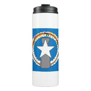 Garrafa Térmica Tumbler térmico com a bandeira de Mariana do
