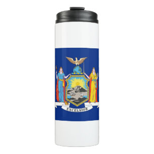 Garrafa Térmica Tumbler térmico com a bandeira de New York, EUA
