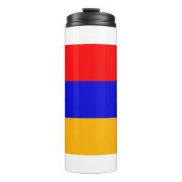Garrafa Térmica Tumbler térmico com bandeira da Armênia