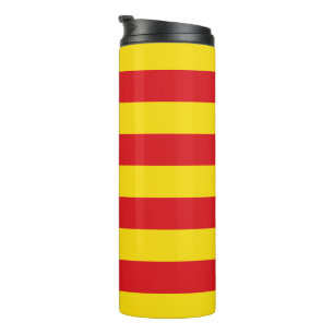 Garrafa Térmica Tumbler térmico com bandeira da Catalunha