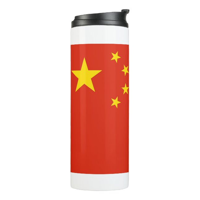 Garrafa Térmica Tumbler térmico com bandeira da China (Giro à esquerda)