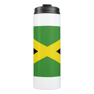 Garrafa Térmica Tumbler térmico com bandeira da Jamaica