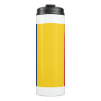 Tumbler térmico com bandeira da Romênia