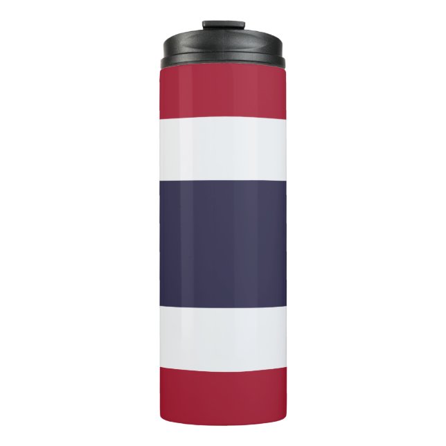 Garrafa Térmica Tumbler Térmico com bandeira da Tailândia (Frente)