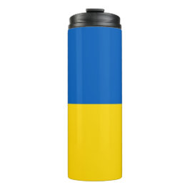 Garrafa Térmica Tumbler térmico com bandeira da Ucrânia