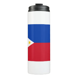 Garrafa Térmica Tumbler térmico com bandeira das Filipinas