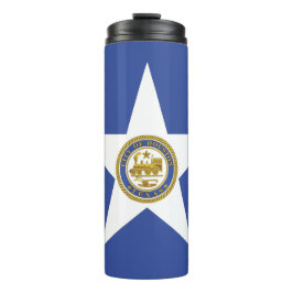 Garrafa Térmica Tumbler térmico com bandeira de Houston