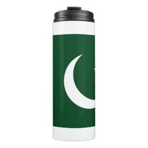 Garrafa Térmica Tumbler térmico com bandeira do Paquistão