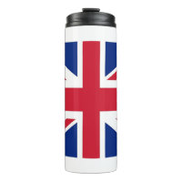 Tumbler térmico com bandeira do Reino Unido
