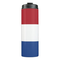 Tumbler térmico com bandeira dos Países Baixos