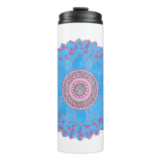 Garrafa Térmica Tumbler Térmico com Desenho Mandala