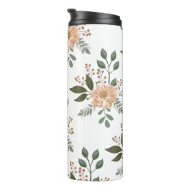 Garrafa Térmica Tumbler Térmico com Estampa Floral
