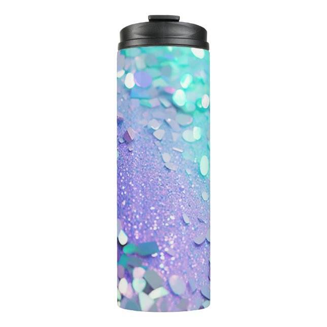 Garrafa Térmica Tumbler térmico com tonalidade de Lavanda azul (Frente)