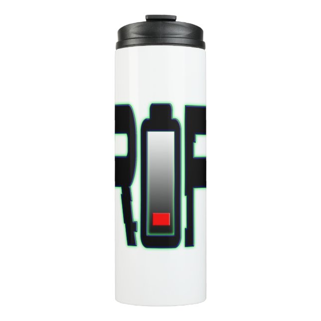 Garrafa Térmica Tumbler térmico da bateria RIP (Frente)