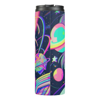 Garrafa Térmica Tumbler Térmico da Menina de Animação Kawaii