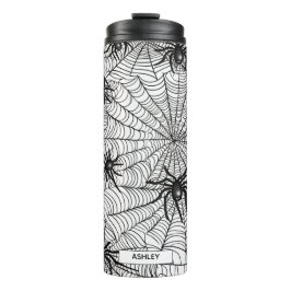 Garrafa Térmica Tumbler Térmico de Aranha do Halloween Personaliza