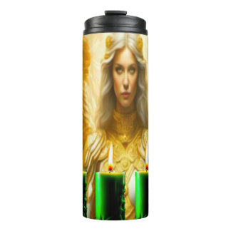 Garrafa Térmica Tumbler Térmico de Arte Digital Colorida 3D - Perf