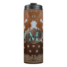 Tumbler Térmico de Café de Cowgirl Personalizada