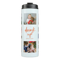 Tumbler térmico de colagem de fotos