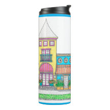 Tumbler Térmico de Compro Tropical de Praia; Turqu