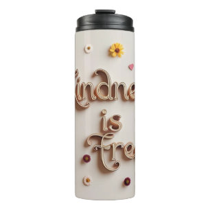 Garrafa Térmica Tumbler Térmico de Cotação Inspiracional Bonita