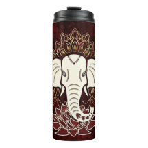 Tumbler Térmico de Elefante Branco