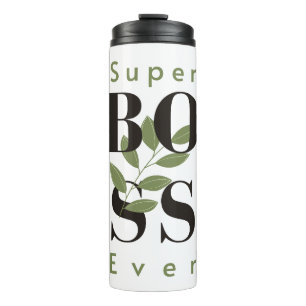 Garrafa Térmica Tumbler Térmico de Estilo Mínimo do Super Chefe