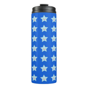 Garrafa Térmica Tumbler Térmico de Estrela Azul Brilhante