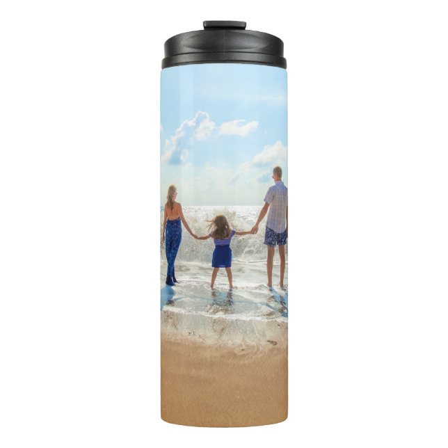 Garrafa Térmica Tumbler térmico de fotos personalizado com suas fo (Frente)