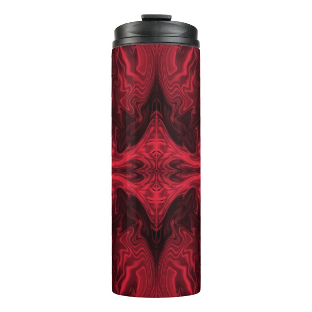 Garrafa Térmica Tumbler térmico de fumaça vermelha (Frente)