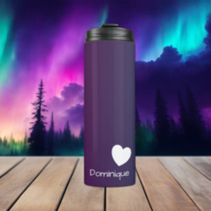 Garrafa Térmica Tumbler Térmico de Gradiente Twilight Plum Com Cor
