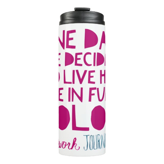 Garrafa Térmica Tumbler Térmico de HWJ One Day (Frente)