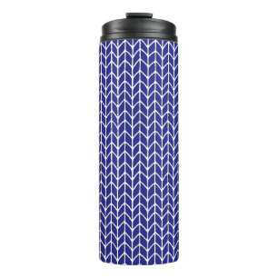 GARRAFA TÉRMICA TUMBLER TÉRMICO DE MALHA AZUL REAL