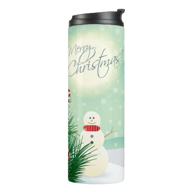 Garrafa Térmica Tumbler térmico de Natal (Giro à esquerda)