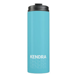 Garrafa Térmica Tumbler térmico de nome repetido personalizado
