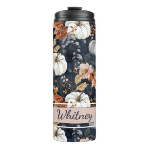 Garrafa Térmica Tumbler térmico de padrão de queda personalizado