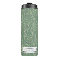 Tumbler Térmico de Padrão Quimológico Verde do Ros