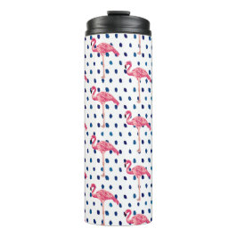 Garrafa Térmica Tumbler Térmico de Pássaro Flamingo Rosa