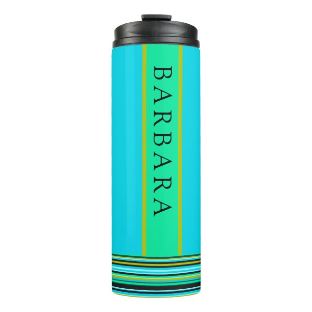 Garrafa Térmica Tumbler Térmico de Teal Personalizado (Frente)