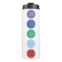 Tumbler Térmico de Várias Cores de Cinco Elementos
