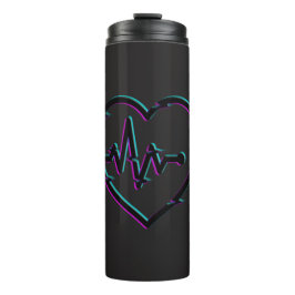 Garrafa Térmica Tumbler térmico de verificação cardíaca