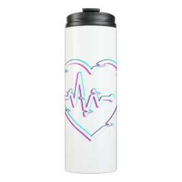 Garrafa Térmica Tumbler térmico de verificação cardíaca