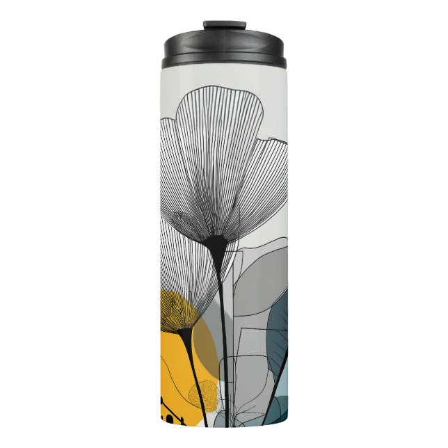 Garrafa Térmica Tumbler Térmico do Bloom Linear (Frente)