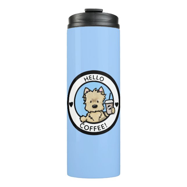 Garrafa Térmica Tumbler Térmico do Café KiniArt (Frente)