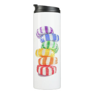 Garrafa Térmica Tumbler térmico do CANDY RAINBOW
