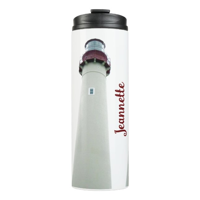 Garrafa Térmica Tumbler térmico do farol personalizado (Frente)
